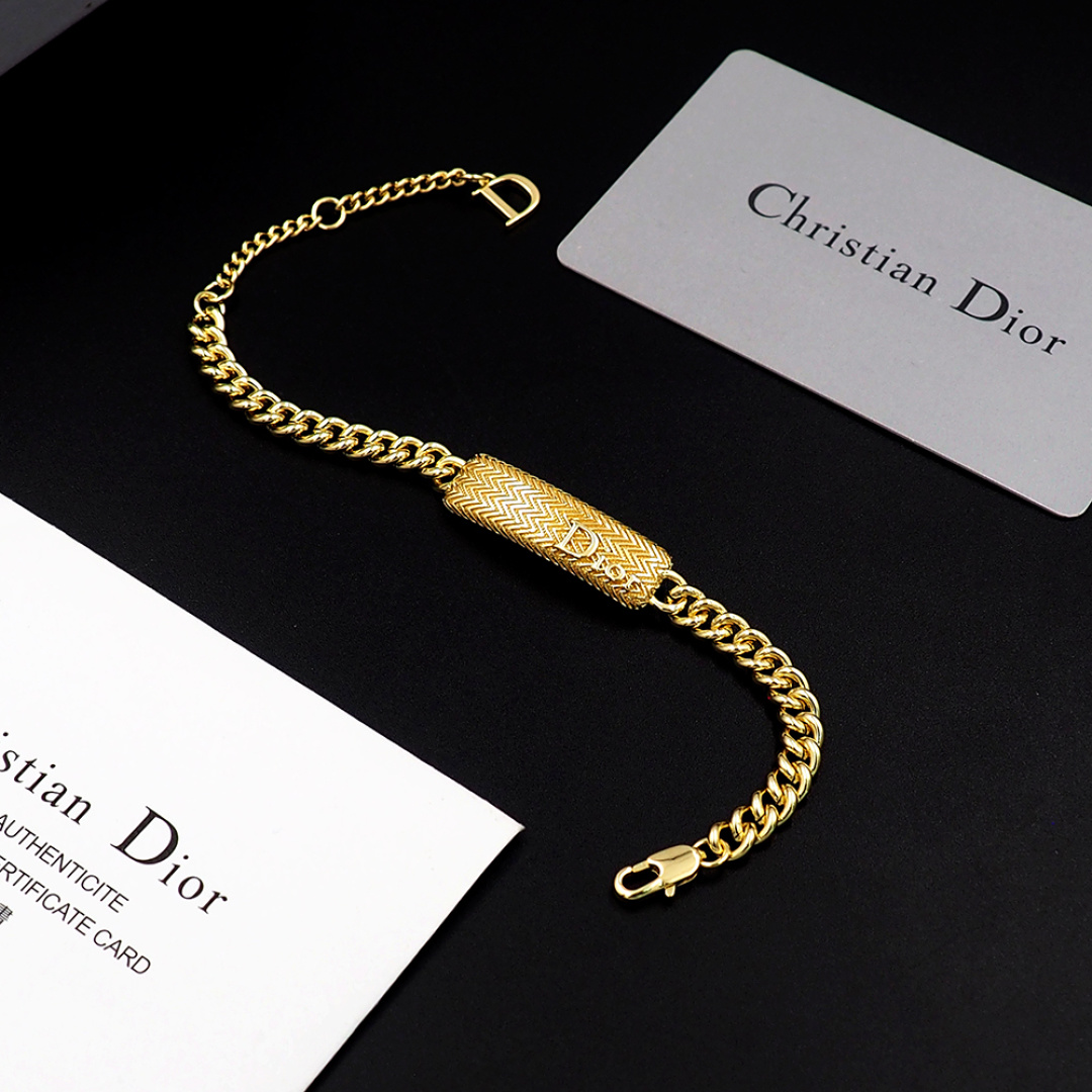 Dior Gold Ripple Bracelet