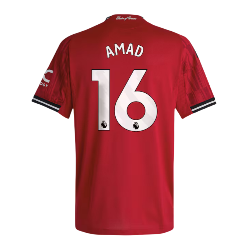 Manchester United 25-26 home fan edition football jersey
