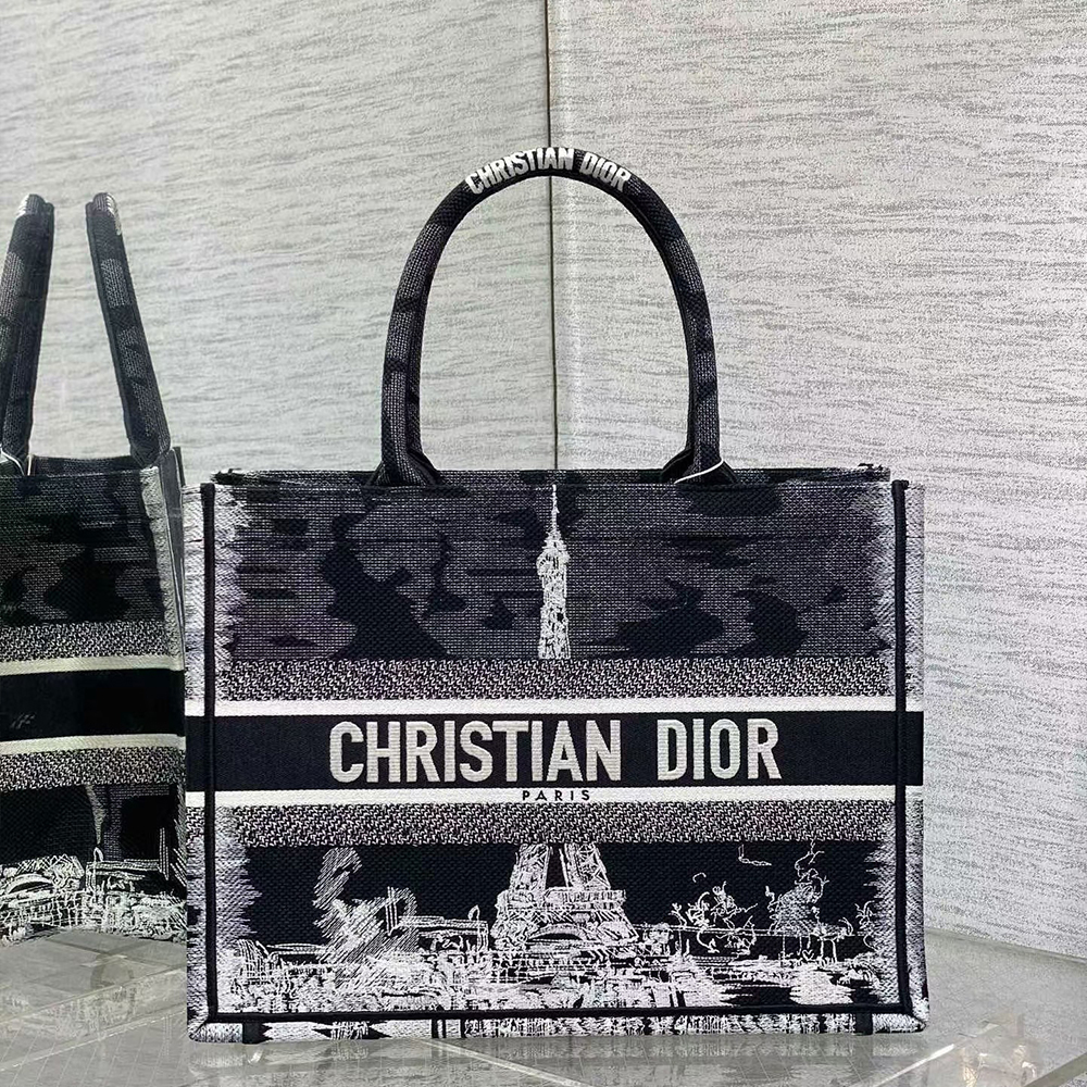 Dior Book Tote Paris Medium Bag