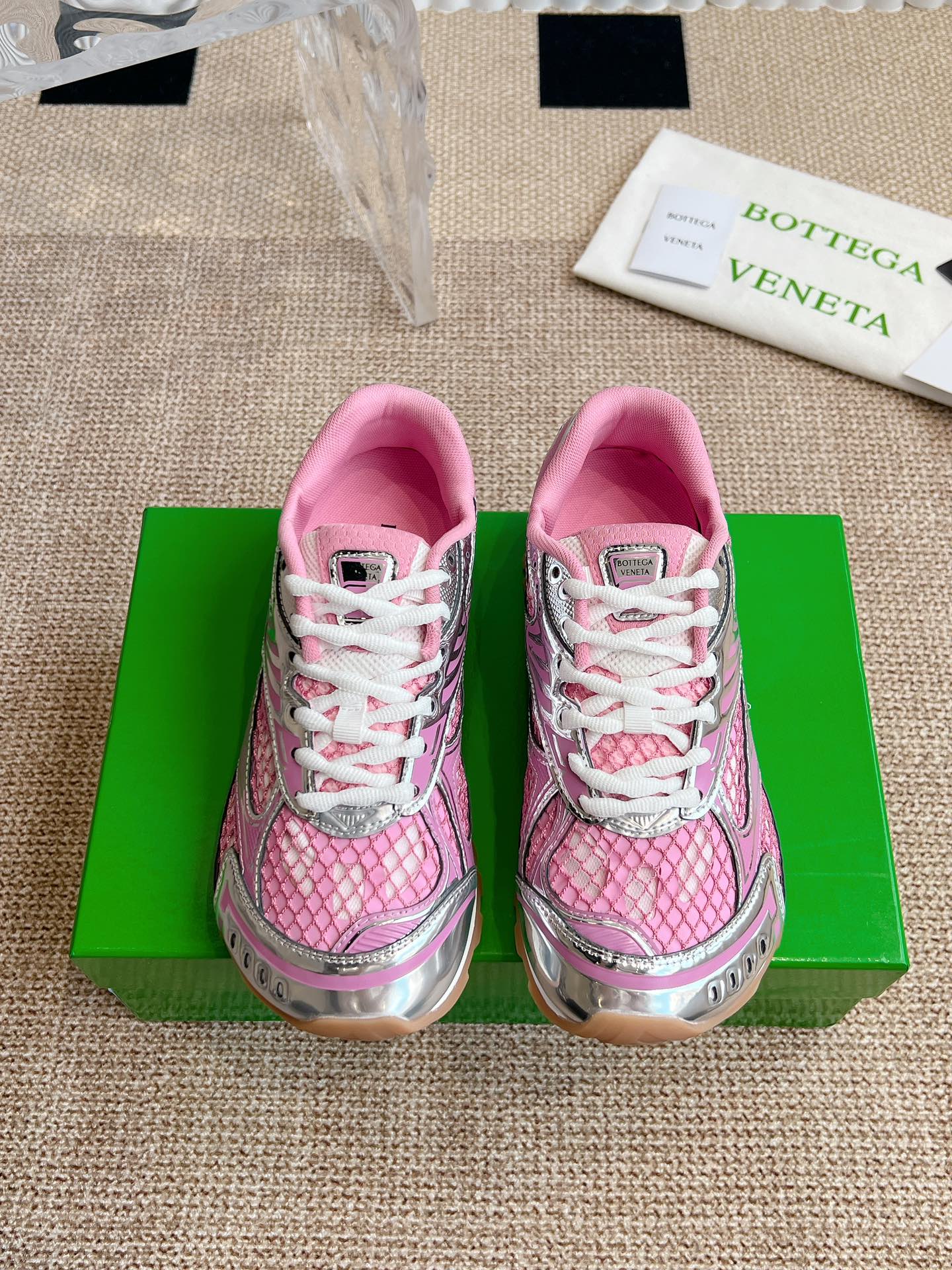 Bottega Orbit Women's Sneaker in Pink