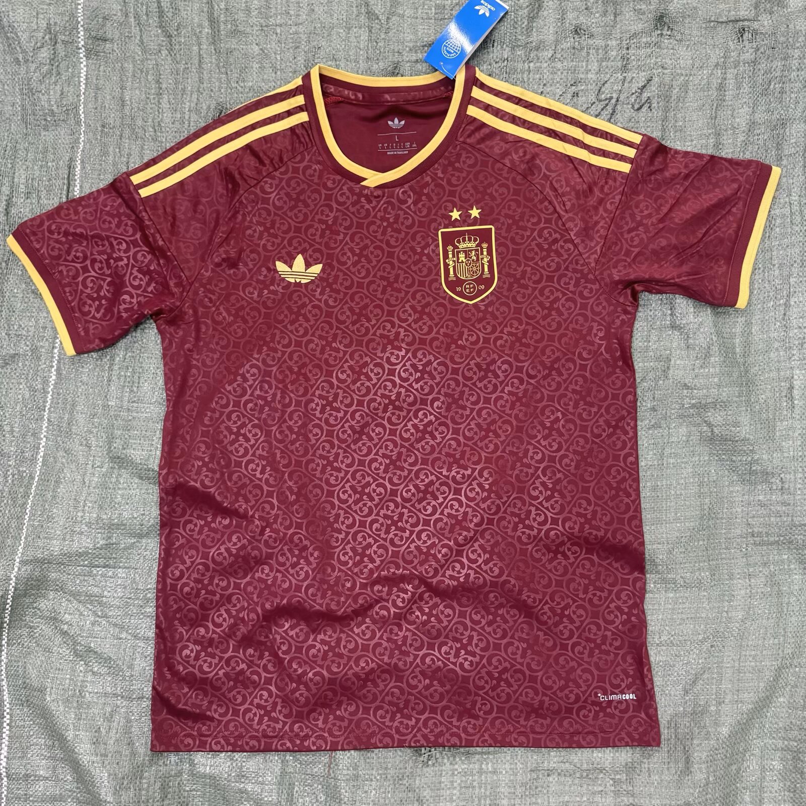 （Two stars）2026 Spain Third Wine Jersey S-4XL