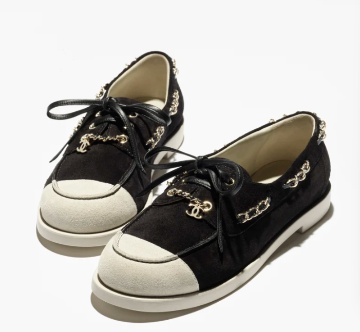 Chanel Suede Loafers