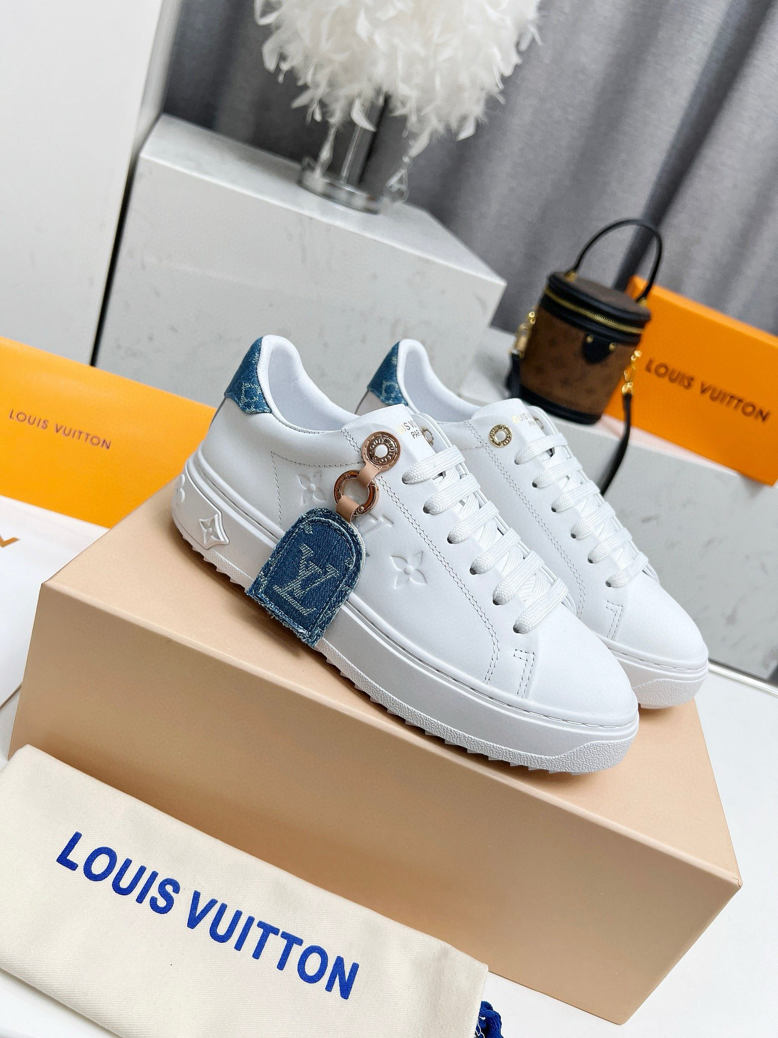 Women's LV Time out Sneaker Sport Shoes