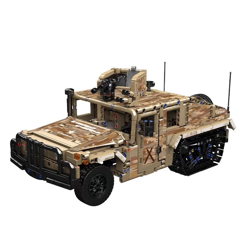 MOULD KING 20047 - Military Humvee Tracked Vehicle(Dynamic Version)