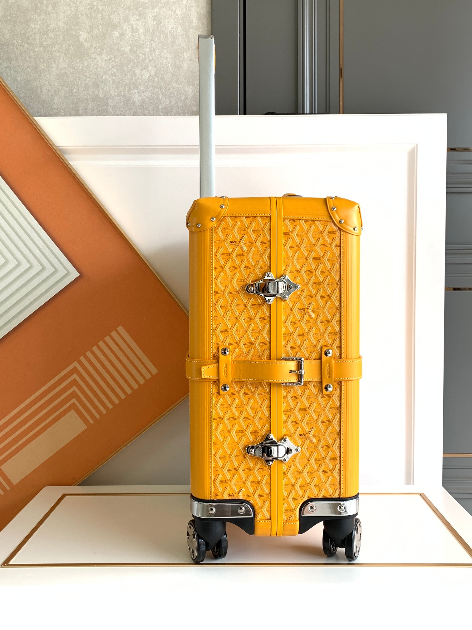 ‌Goyard‌ classic print trolley case