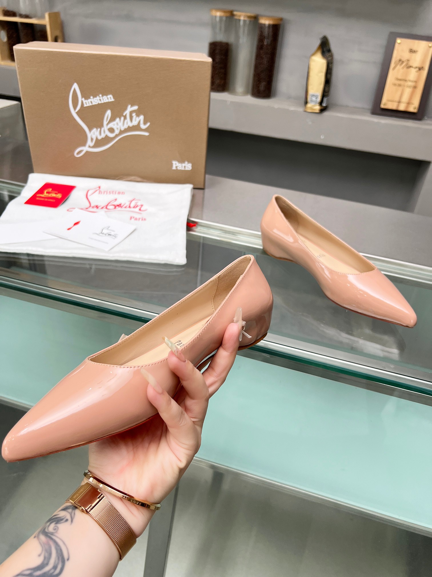 Christian Louboutin Patent leather Ballet Flat