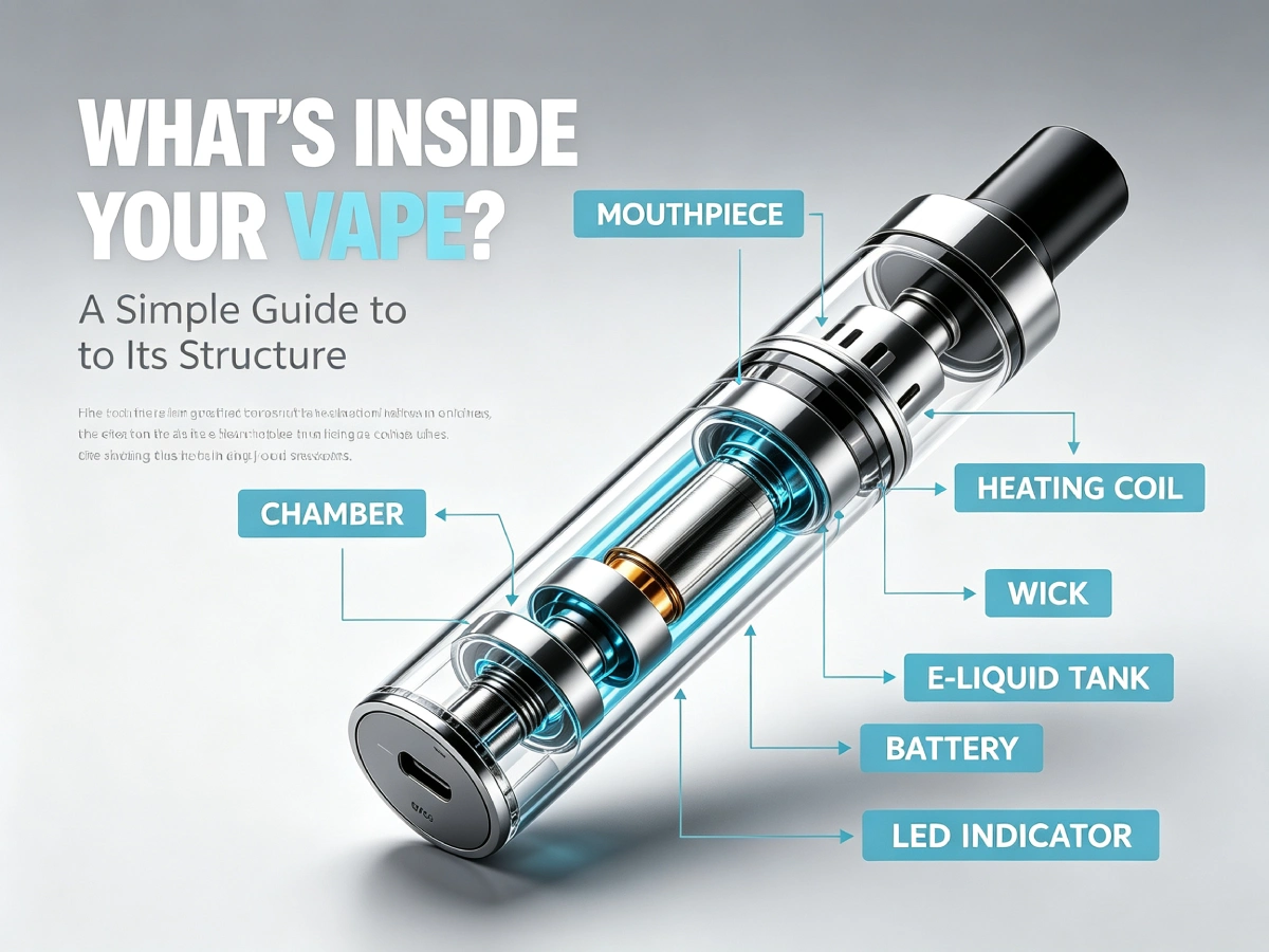 What’s Inside Your Vape? A Simple Guide to Its Structure