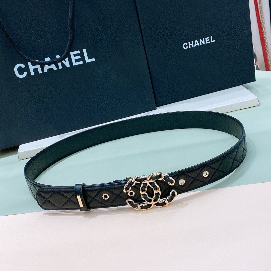Chanel Classic CC Buckle Belt 3cm