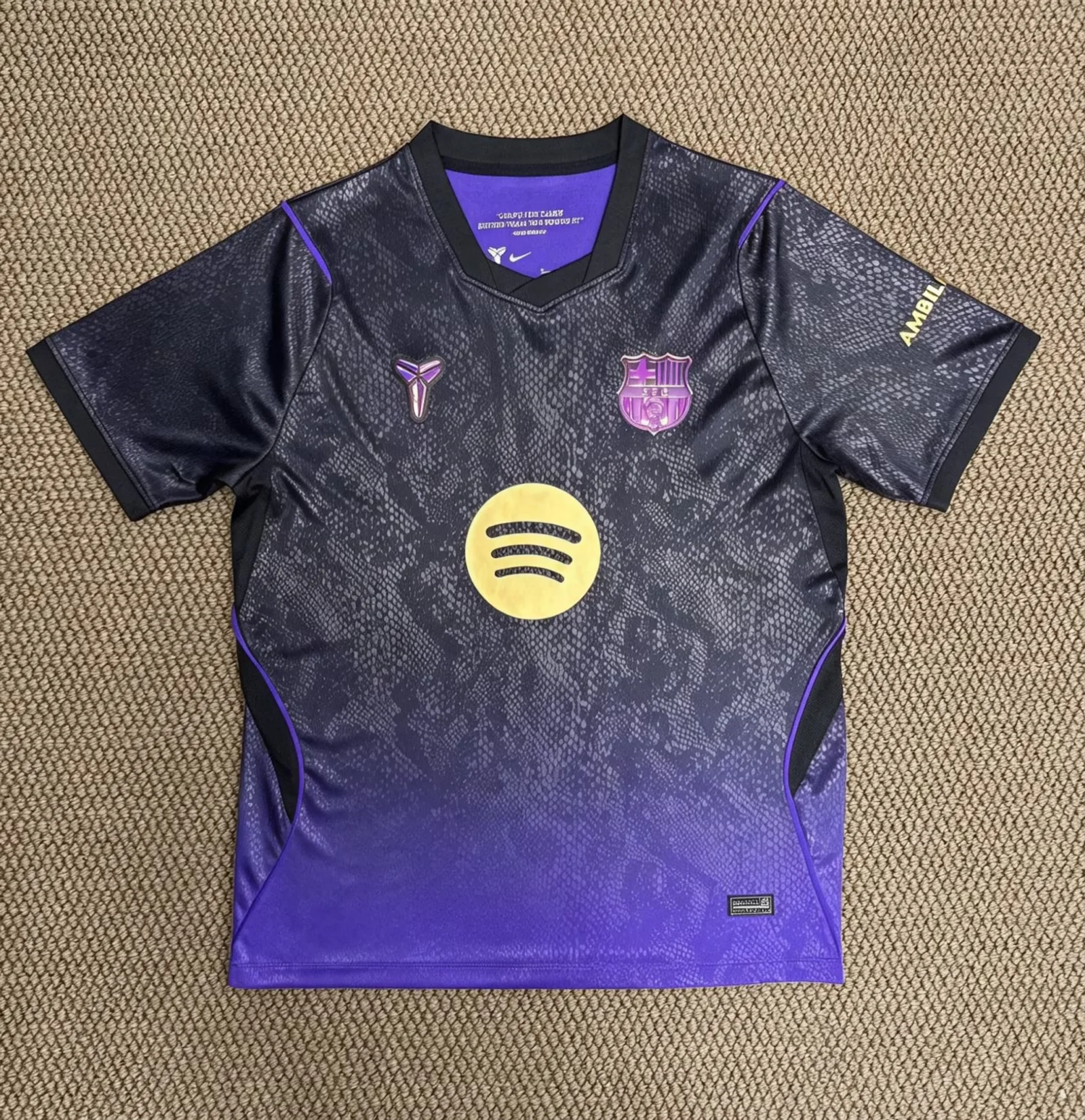 2026-27 Barcelona Away Blue Fans Football Shirt 1:1 Thai Quality