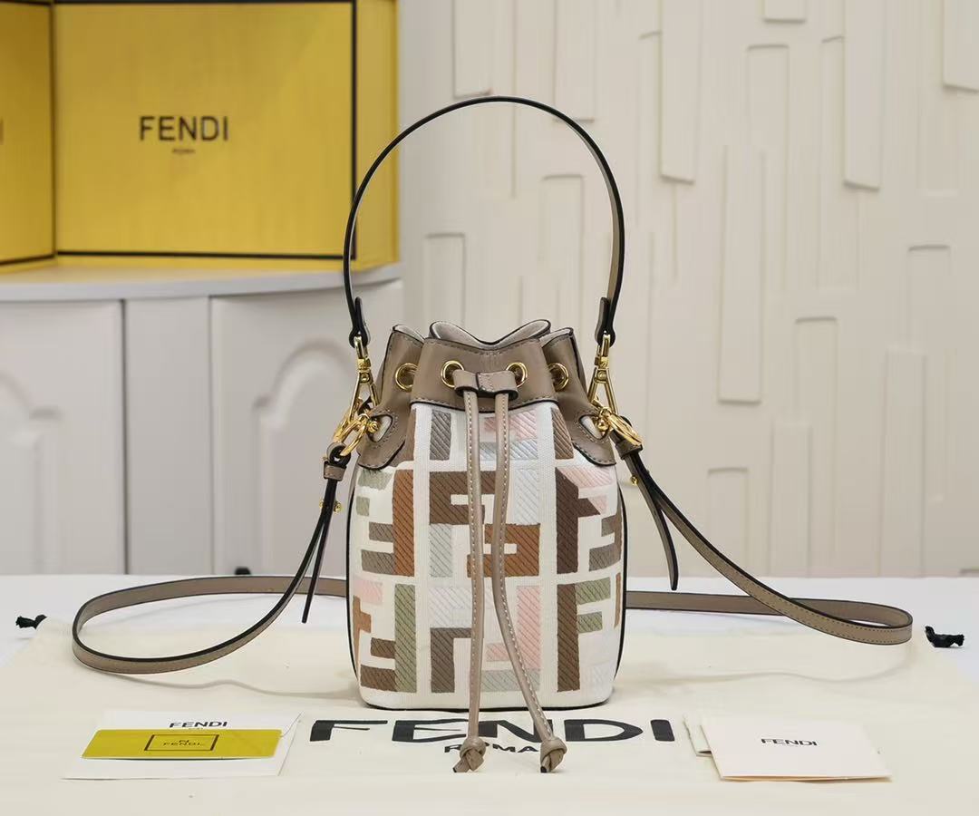 Fendi new small bucket shoulder bag