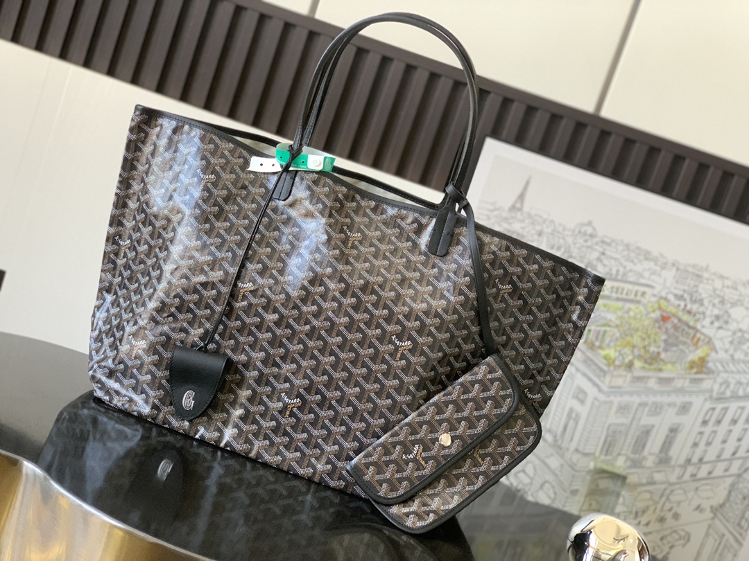 Goyard Saint Louis GM Tote in Black