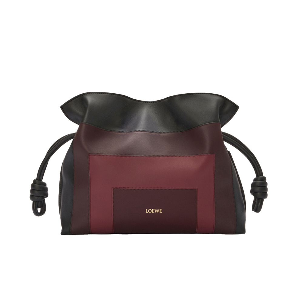 Loewe x Albers Medium Flamenco clutch in nappa calfskin (Mirror Quality)