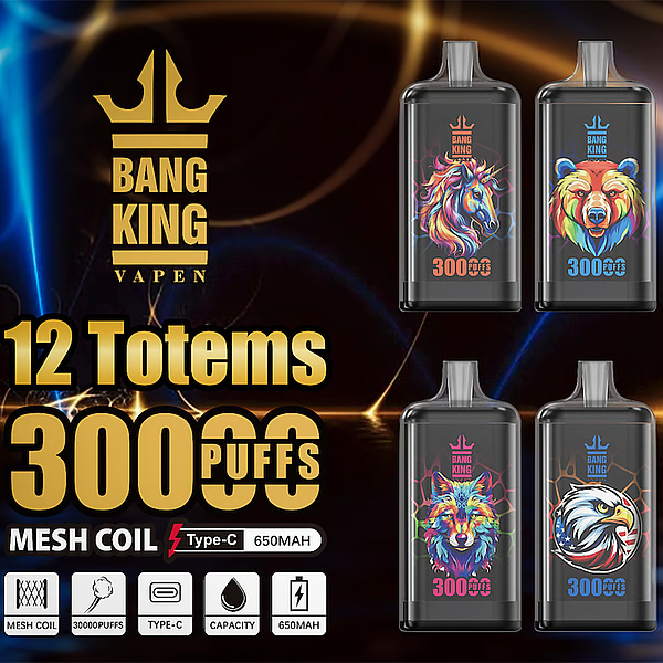Bang King Crystal 30K Disposable Vape (5%, 30000 Puffs)
