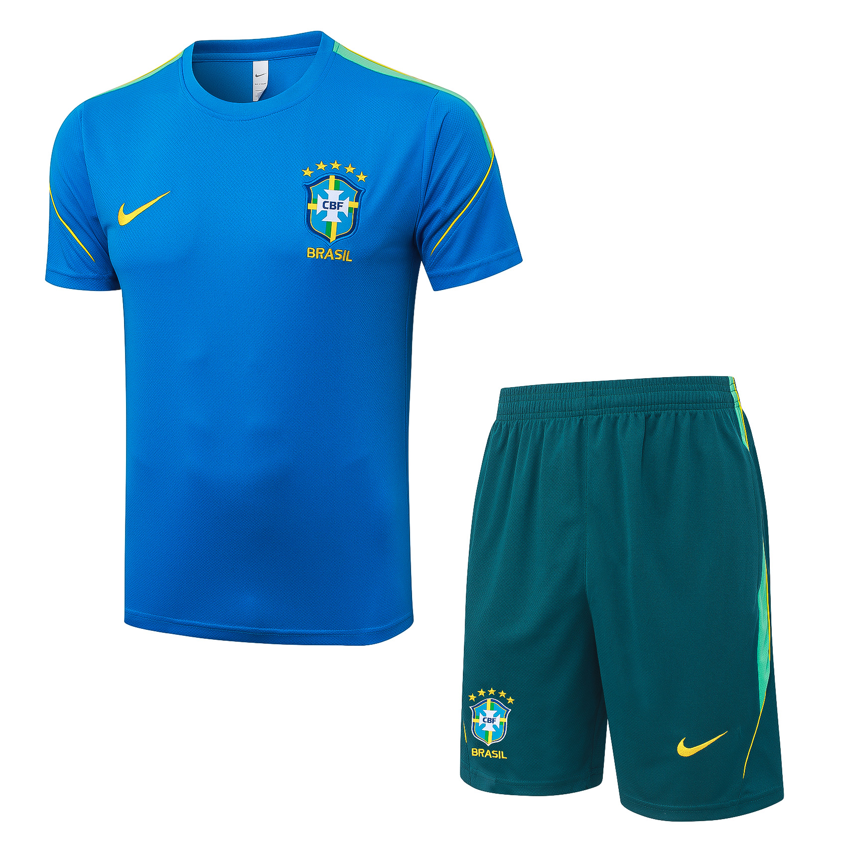 Brazil Training Short sleeve Suit 26/27 | Soc Jersey - Premium Football Jersey