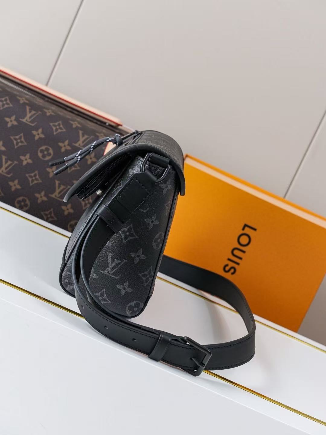 Louis Vuitton Monogram Eclipse Reverse coated canvas crossbody bag