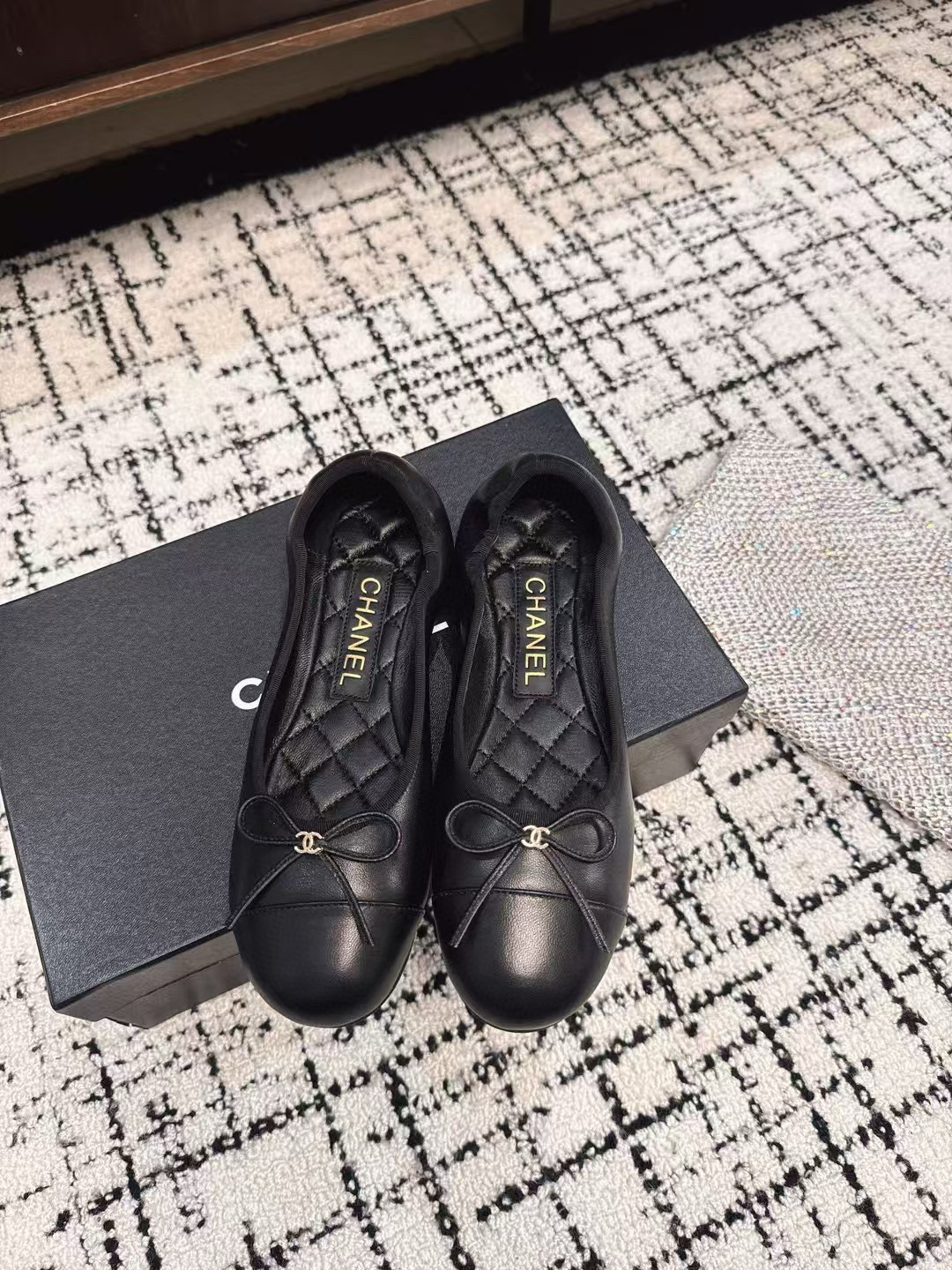 Chanel Leather Ballet Flats