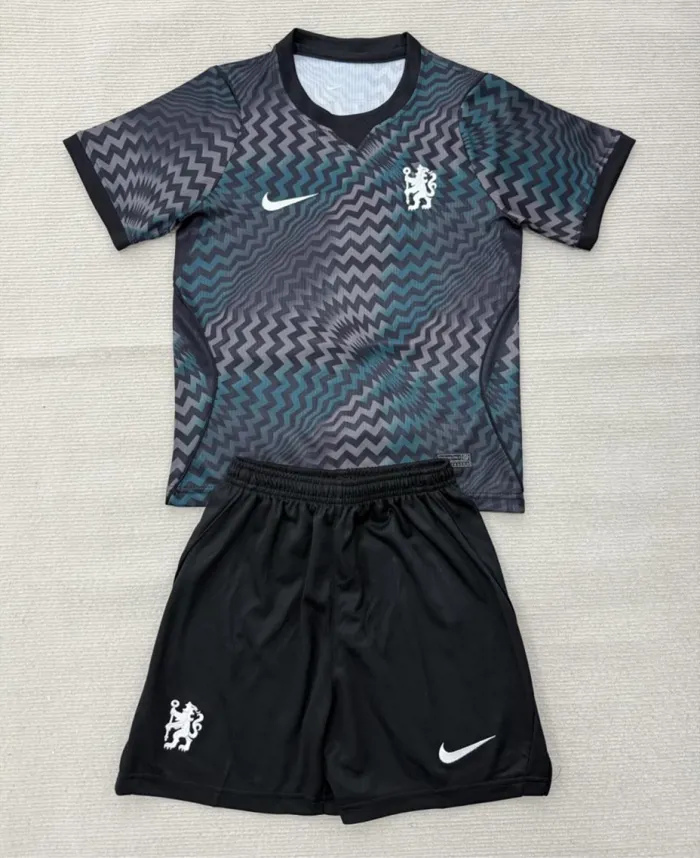 Kids Chelsea Goalkeeper Jersey Suit 26/27