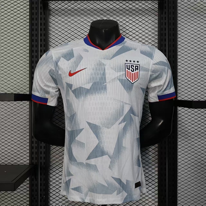 Player Version 2025 USA Home Jersey S--2XL