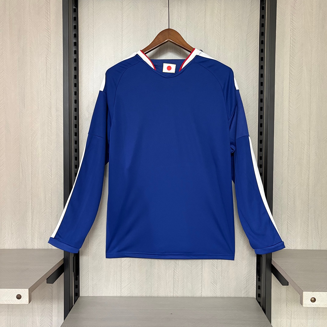 2026 Mens Japan World Cup Home Long Sleeve Jersey S-2XL