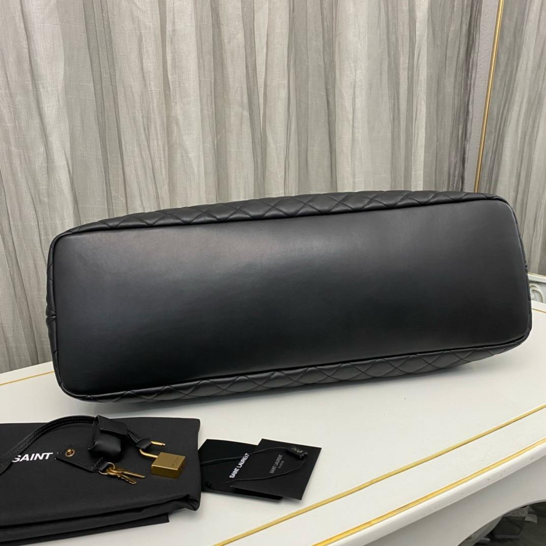 Saint Laurent YSL Giant Travel Bag in Smooth Quilted Leather