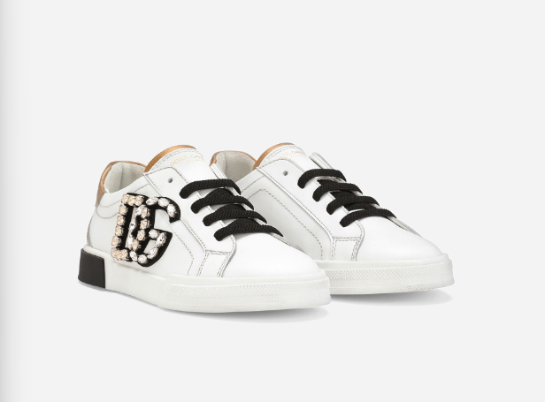 D&G Unisex Leather Sneakers