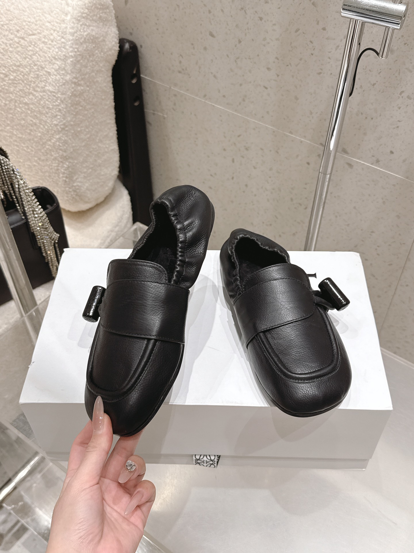 Loewe soft Toggle leather Loafer