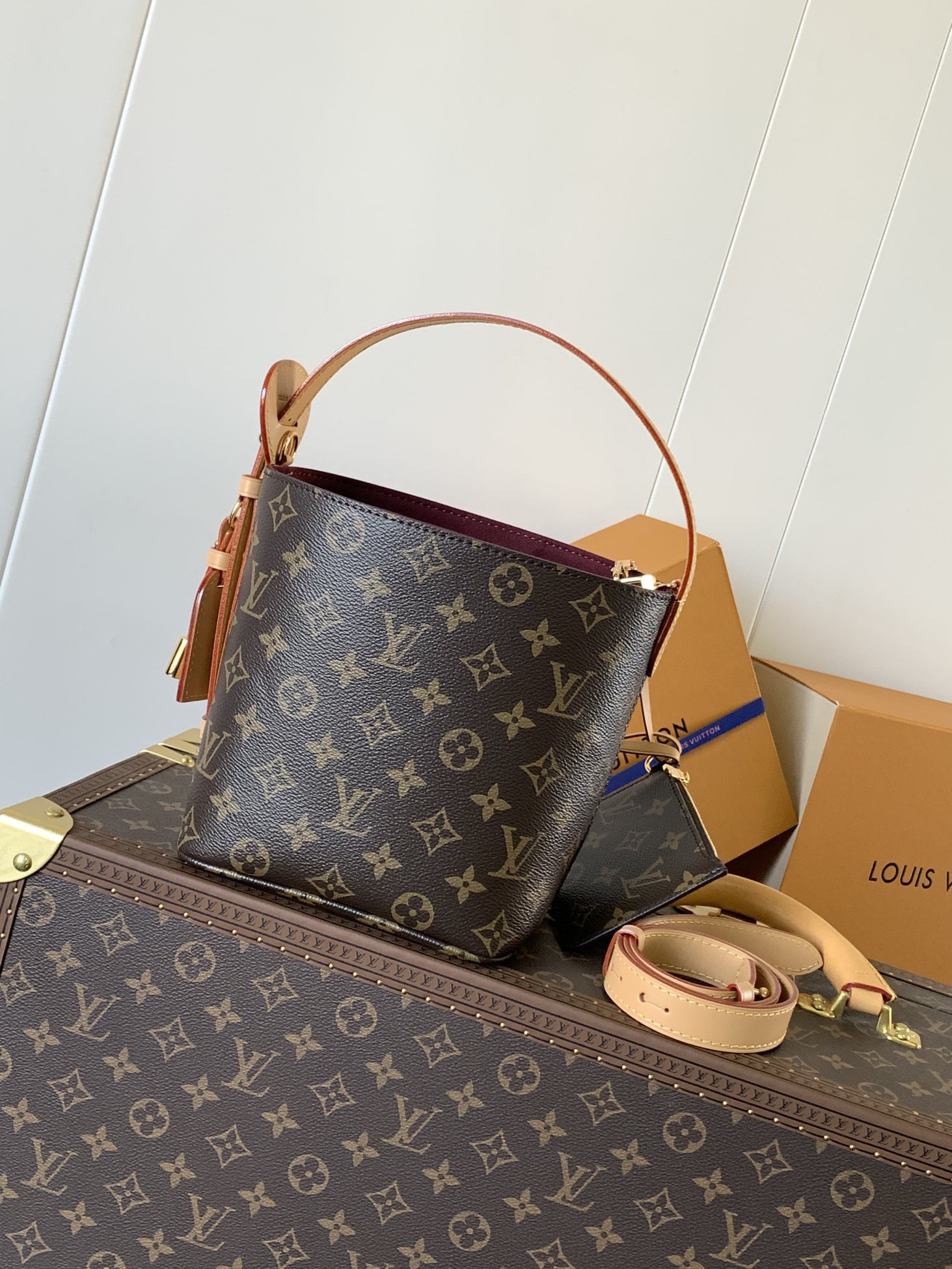 M12925 All in BB Handbag in Monogram Canvas