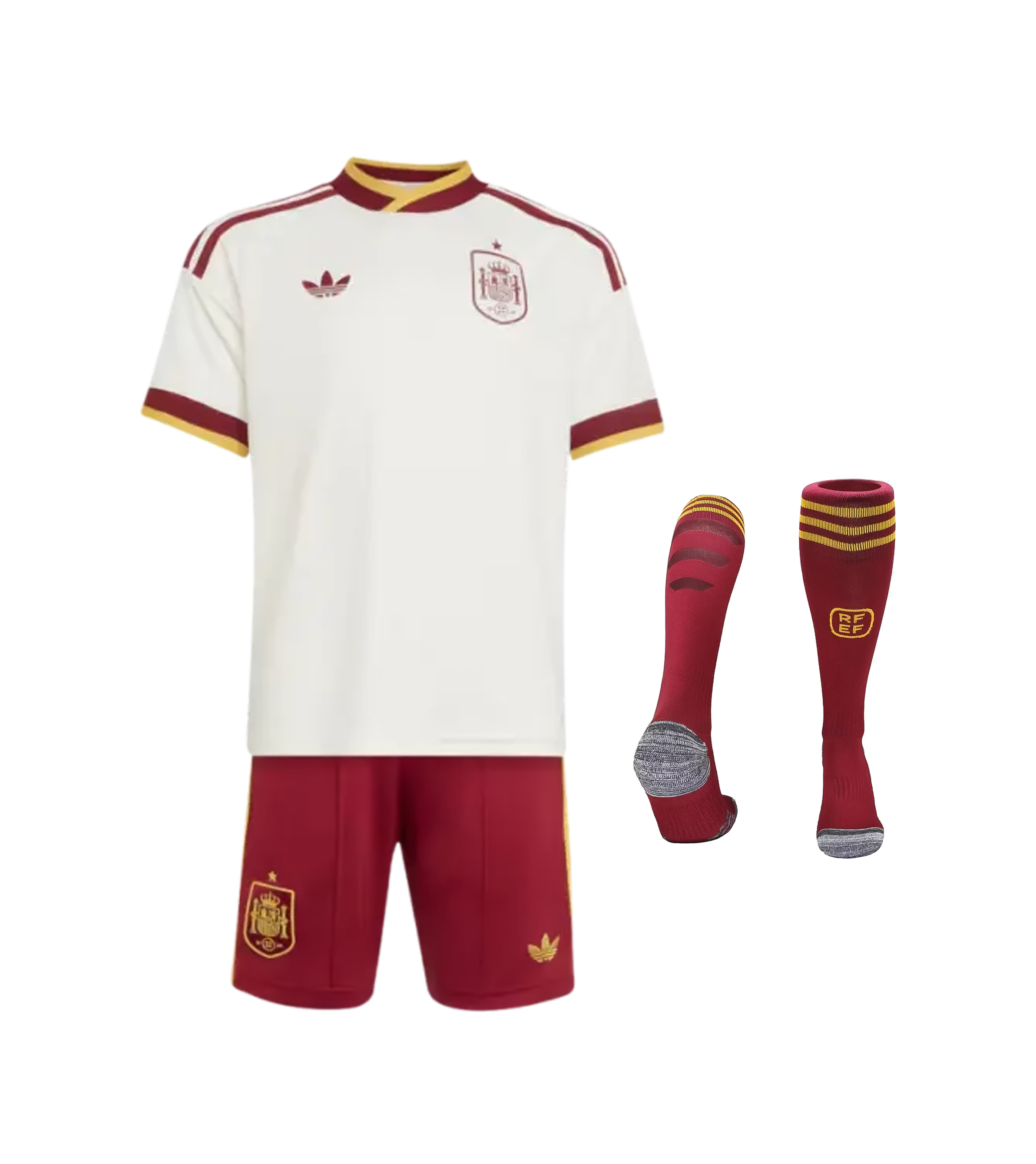 Kids Spain Away Jersey Suit & Socks World Cup 2026