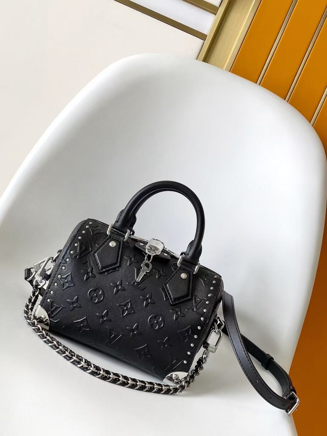 Louis Vuitton Speedy Trunk 20 New Printed Handbags