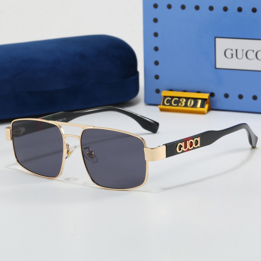 Gucci Web Stripe Big Logo Pilot Sunglasses Top quality - KAIROO