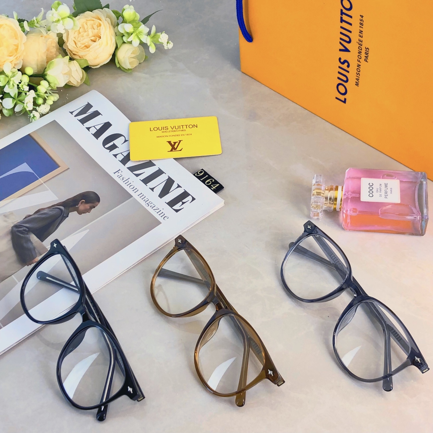 Louis Vuitton LV Rise Square Optical Glasses Top quality - KAIROO