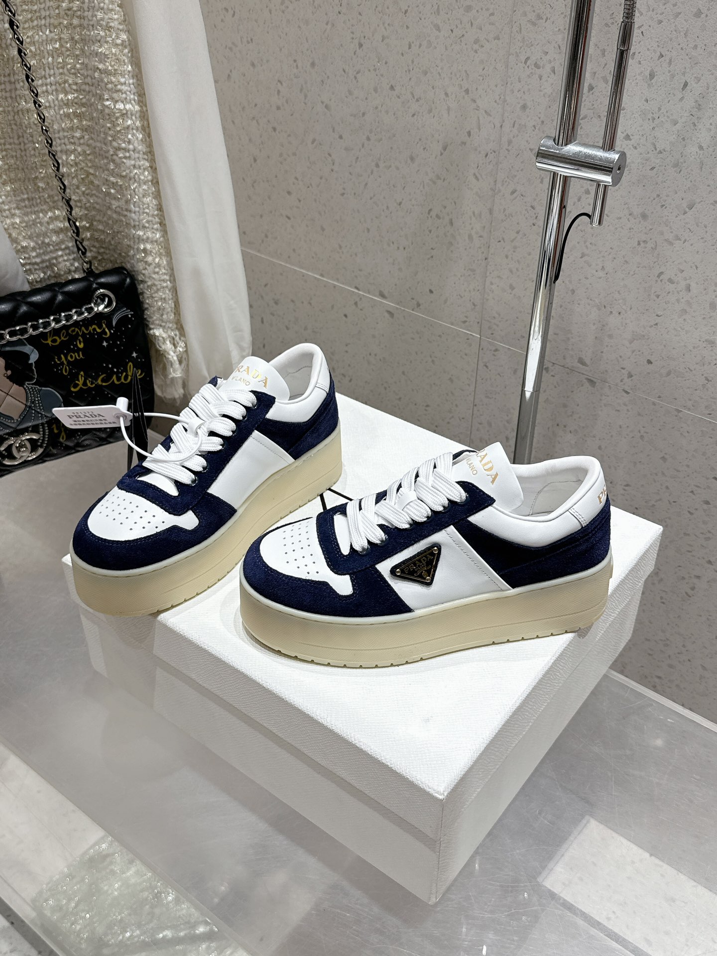 Women's Prada Downtown Bold Sneaker