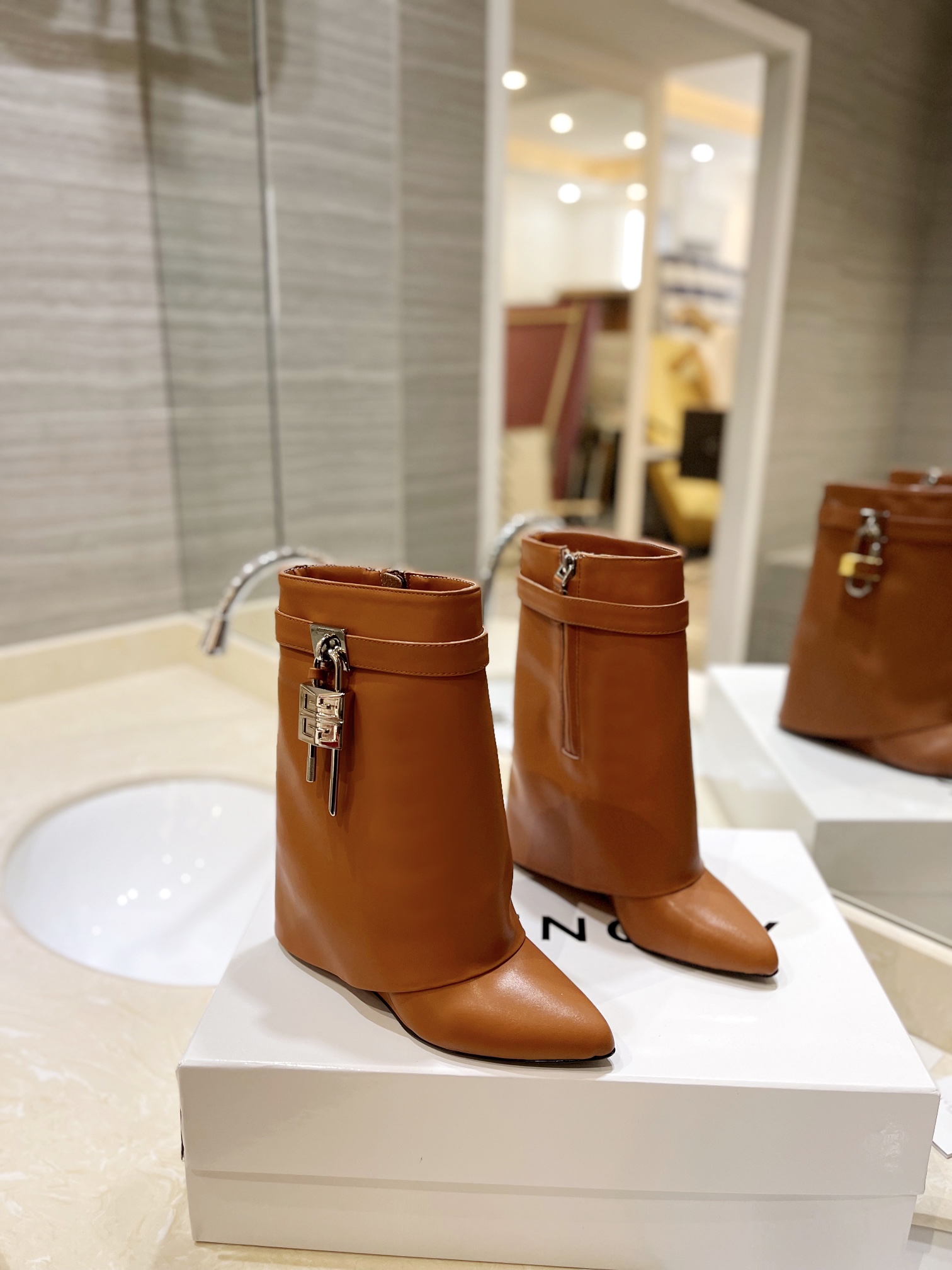 Givenchy Shark Anklet Boots