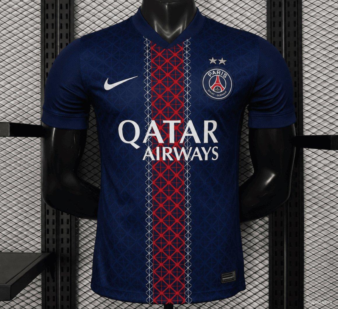 25/26 Player Version 2 StarPSG Home Jersey With Champions of Europe 2026 Printing S-2XL
