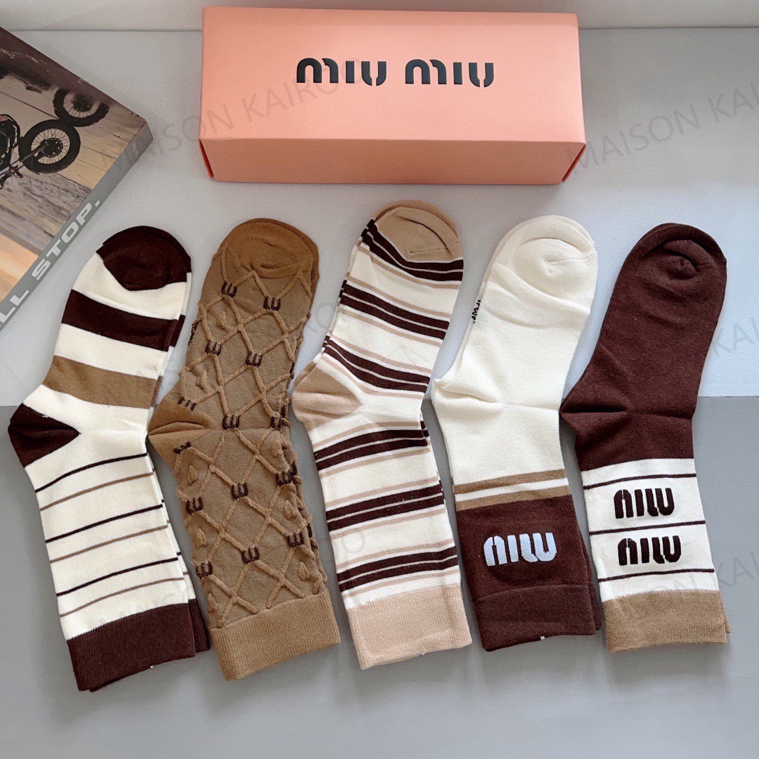 MIU MIU Socks 5-Pack - KAIROO