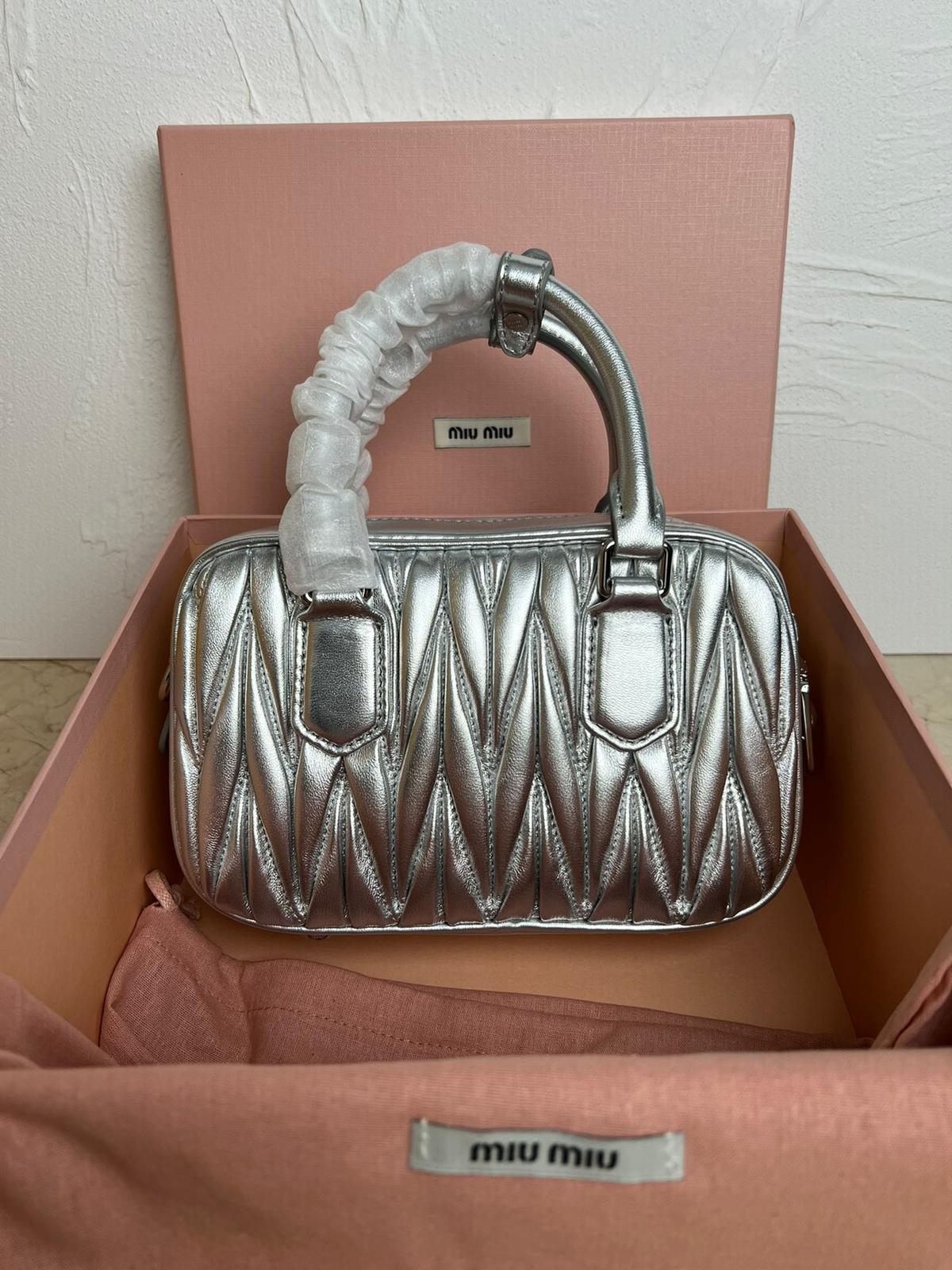 MIuMIu silver handbag