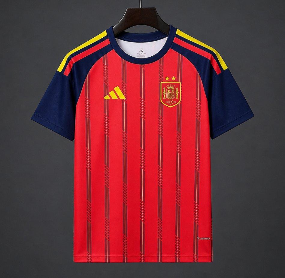 （Two stars）2026 World Cup Spain Home Fan Version Jersey S-4XL