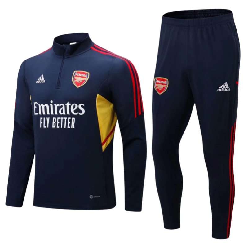 Arsenal Half-Pull Training Suit Royal Blue Football Shirt 2022/2023