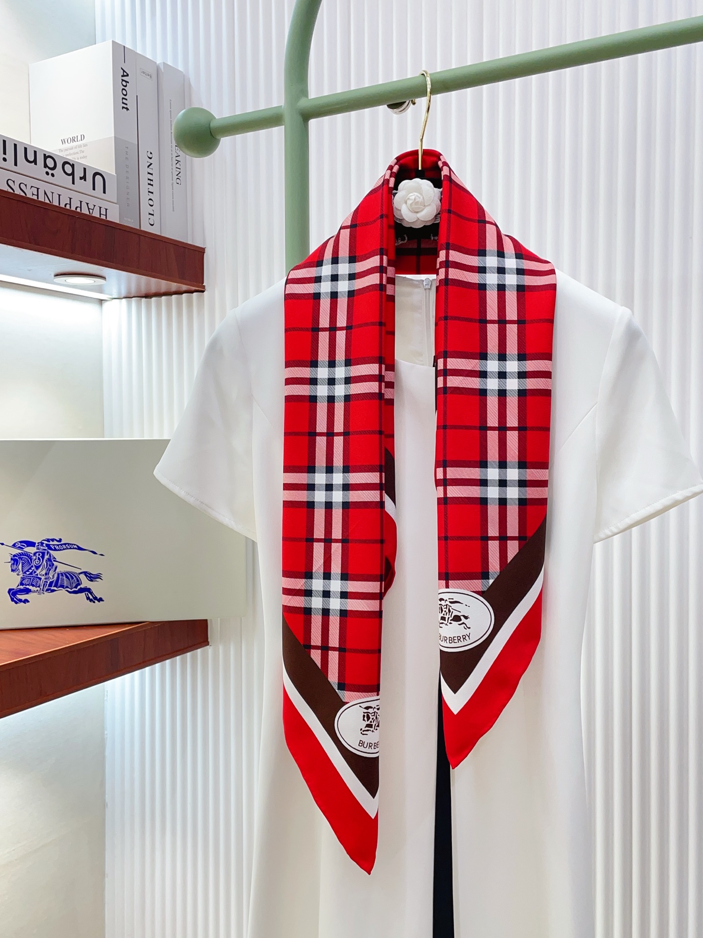 Burberry Check Silk Square 90cm