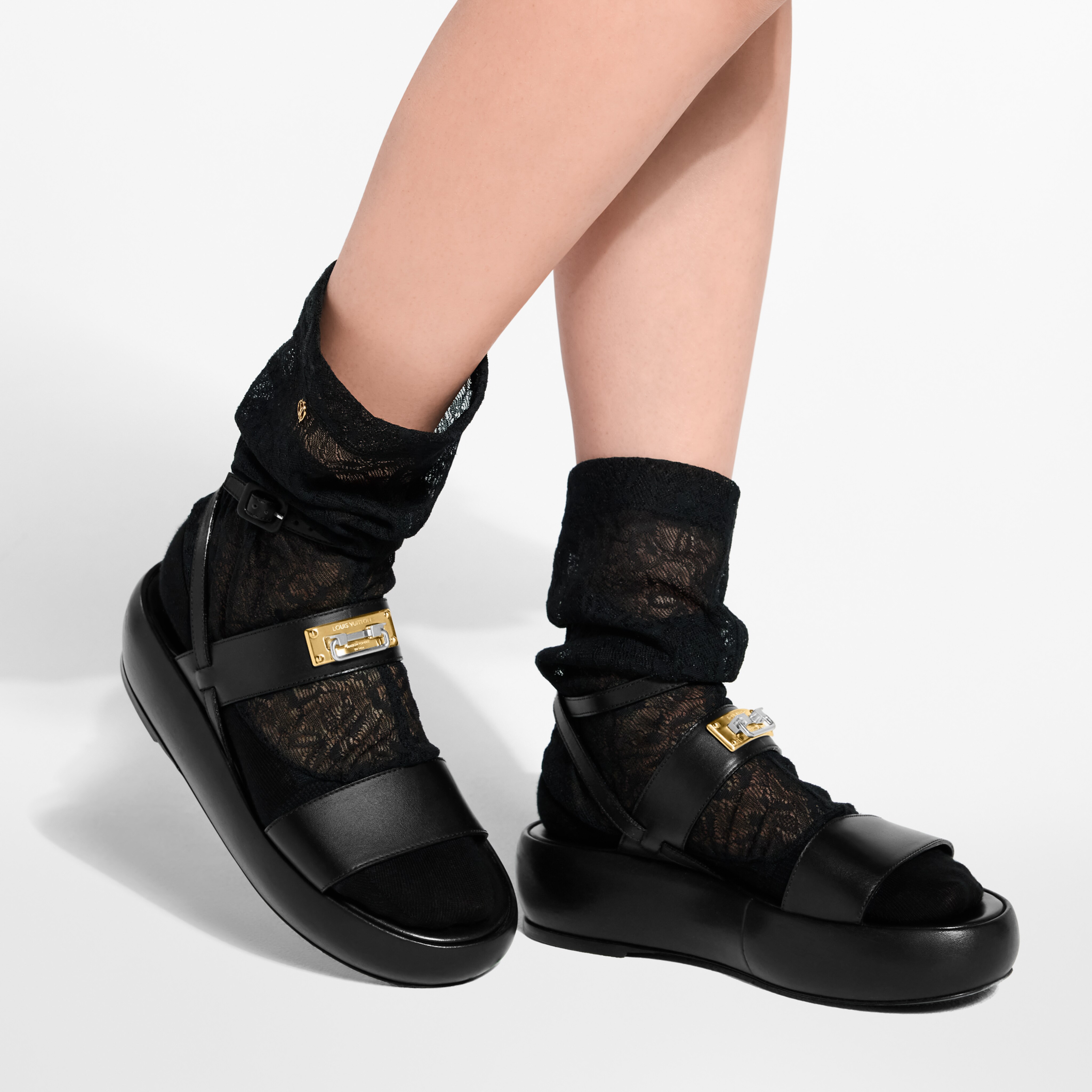 ソックス･LV フローラル