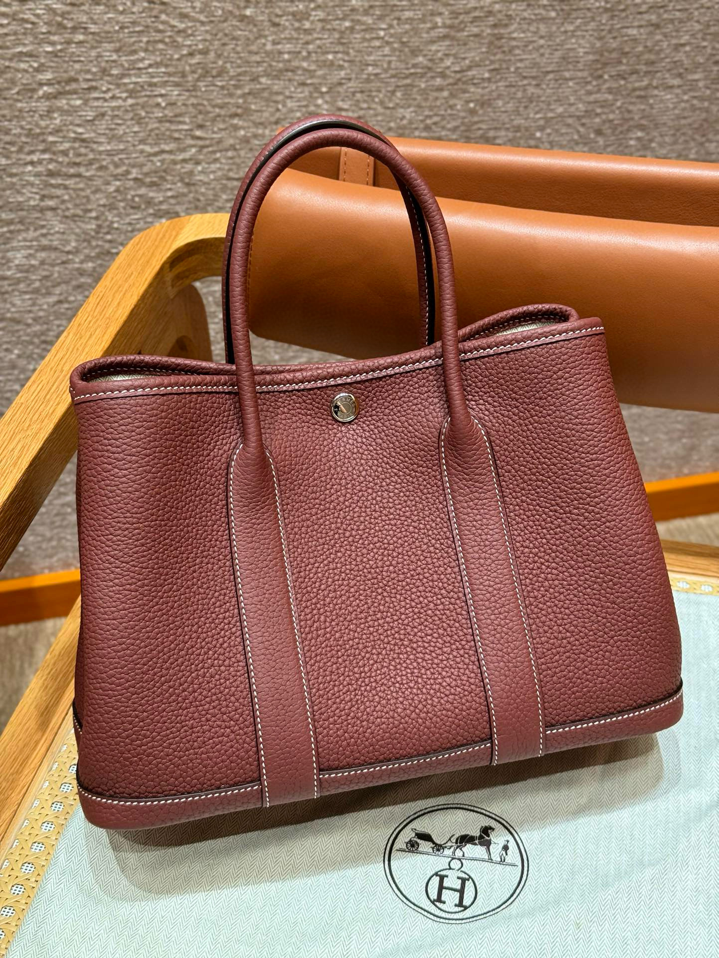 Hermes Rouge H Negonda Garden Party 30 TPM