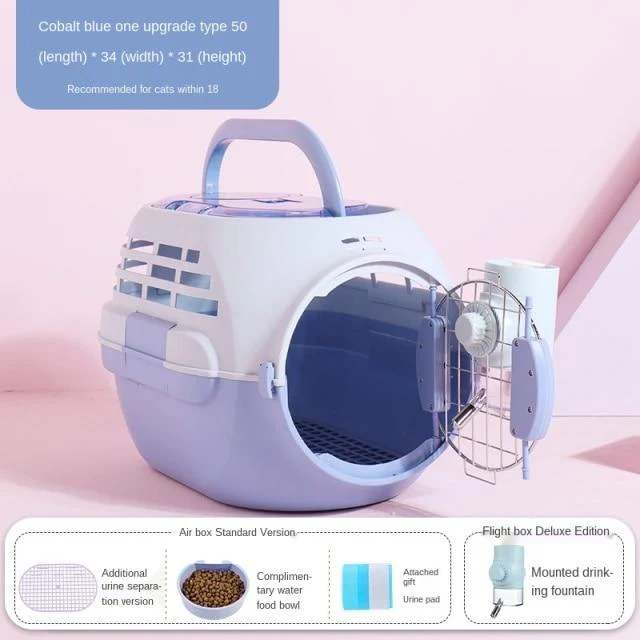 Cat Flight Case Cat Cage Portable out Cat Check-in Suitcase Car Large Cat Bag Carrying Case Suitcase