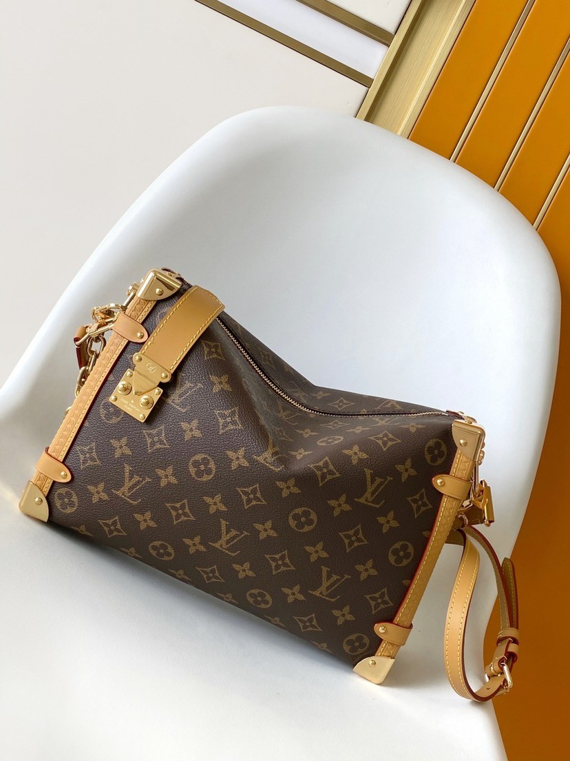 Louis Vuitton LV side trunk large handbag