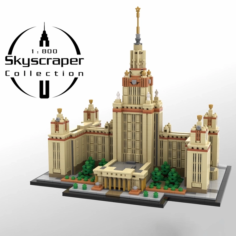 MOC 203389 - Moscow State University 1:800 Scale
