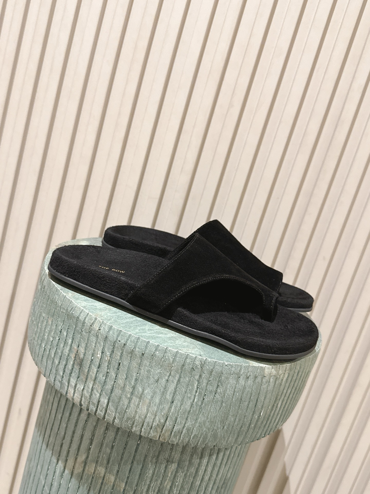 The Row Suede Beach Flip-Flop