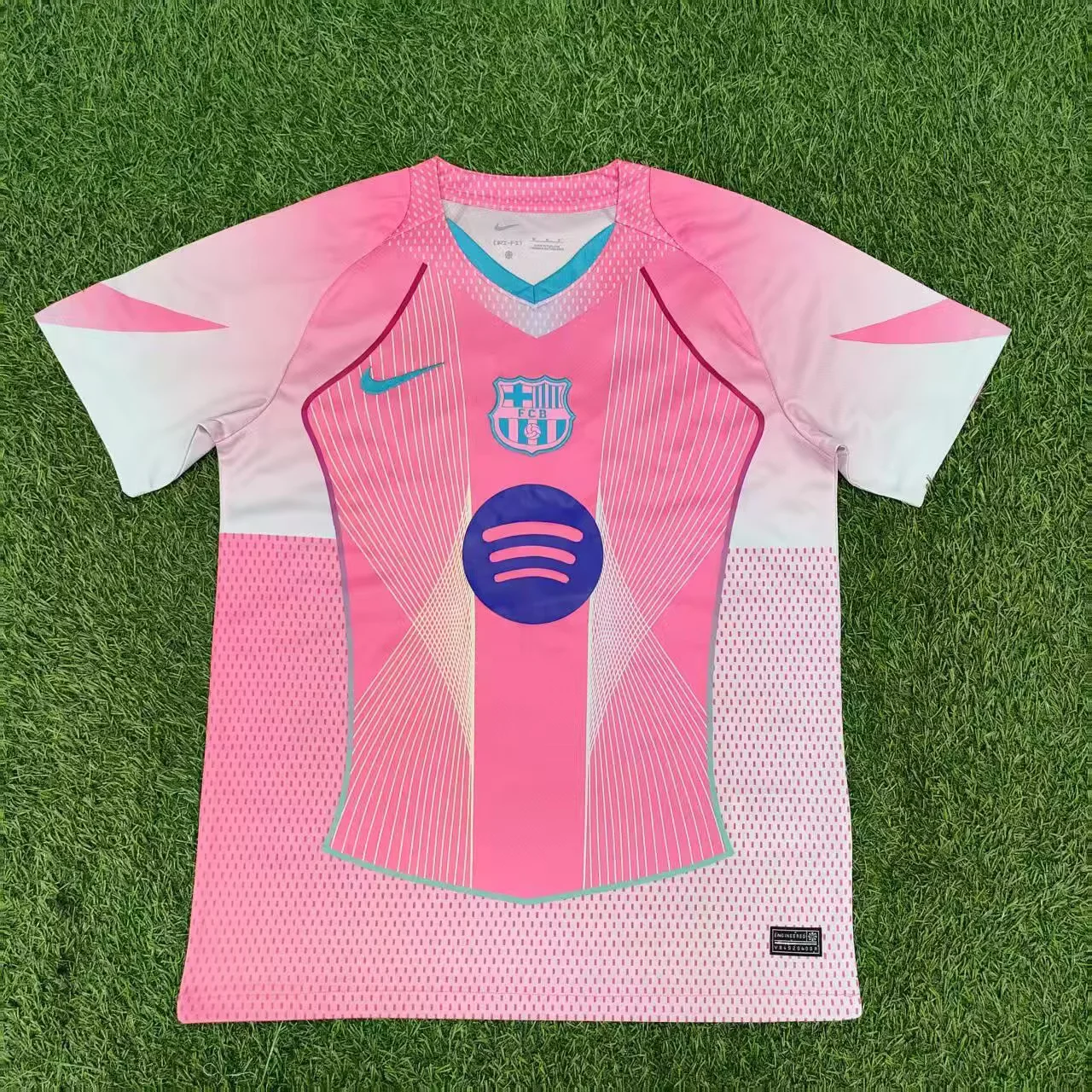 2025/2026 Barcelona Special Edition Pink Football Shirt 1:1 Thai Quality
