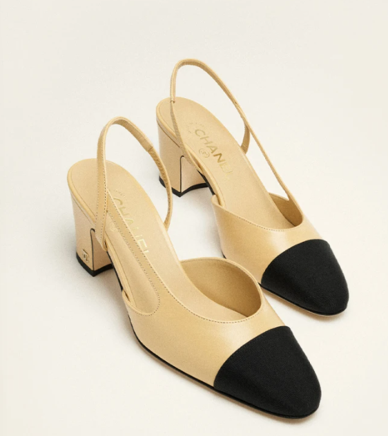 Chanel Leather Slingback