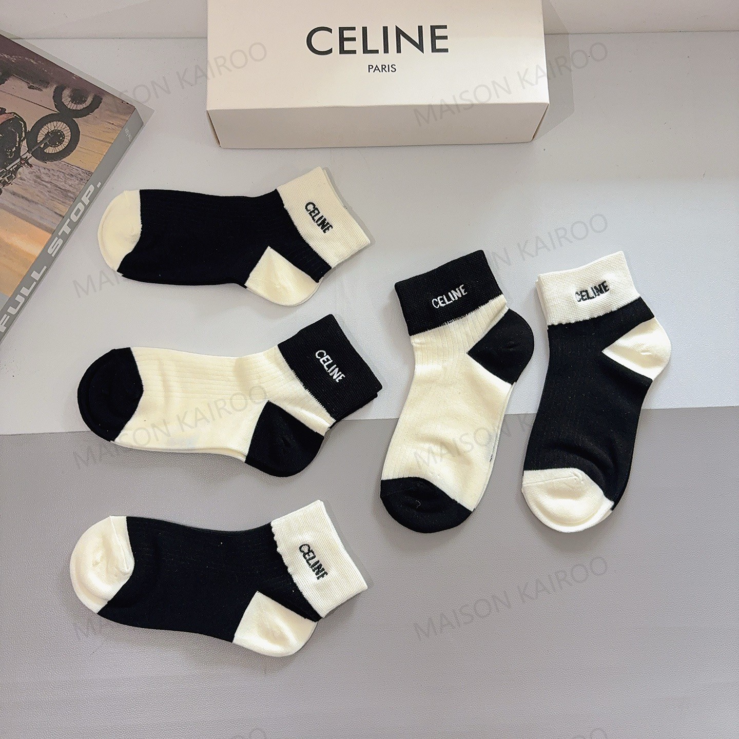 Celine Socks 5-Pack - KAIROO