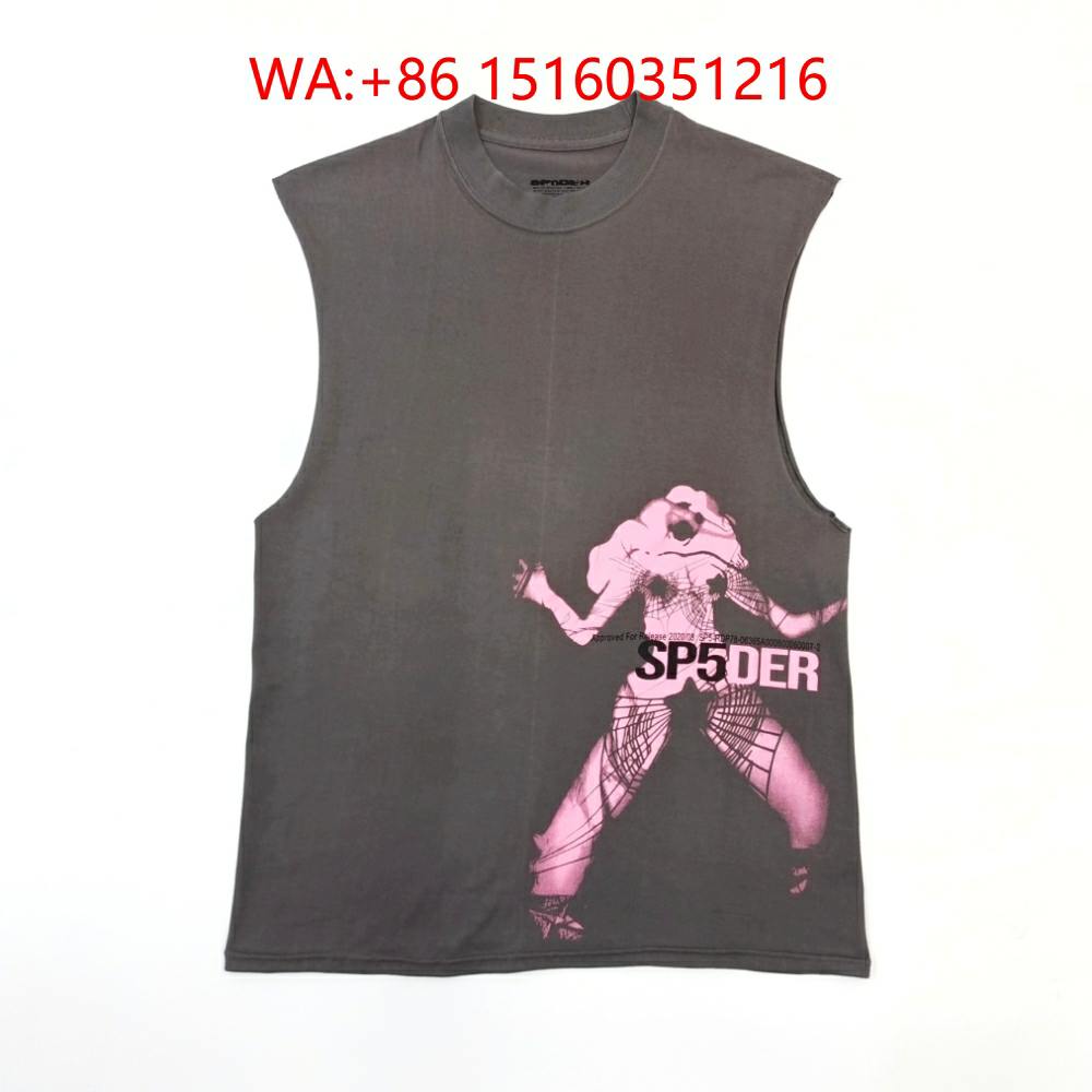 1:1 SP5DER WORLDWIDE T-shirt 01 Collection for men, Streetwear tee