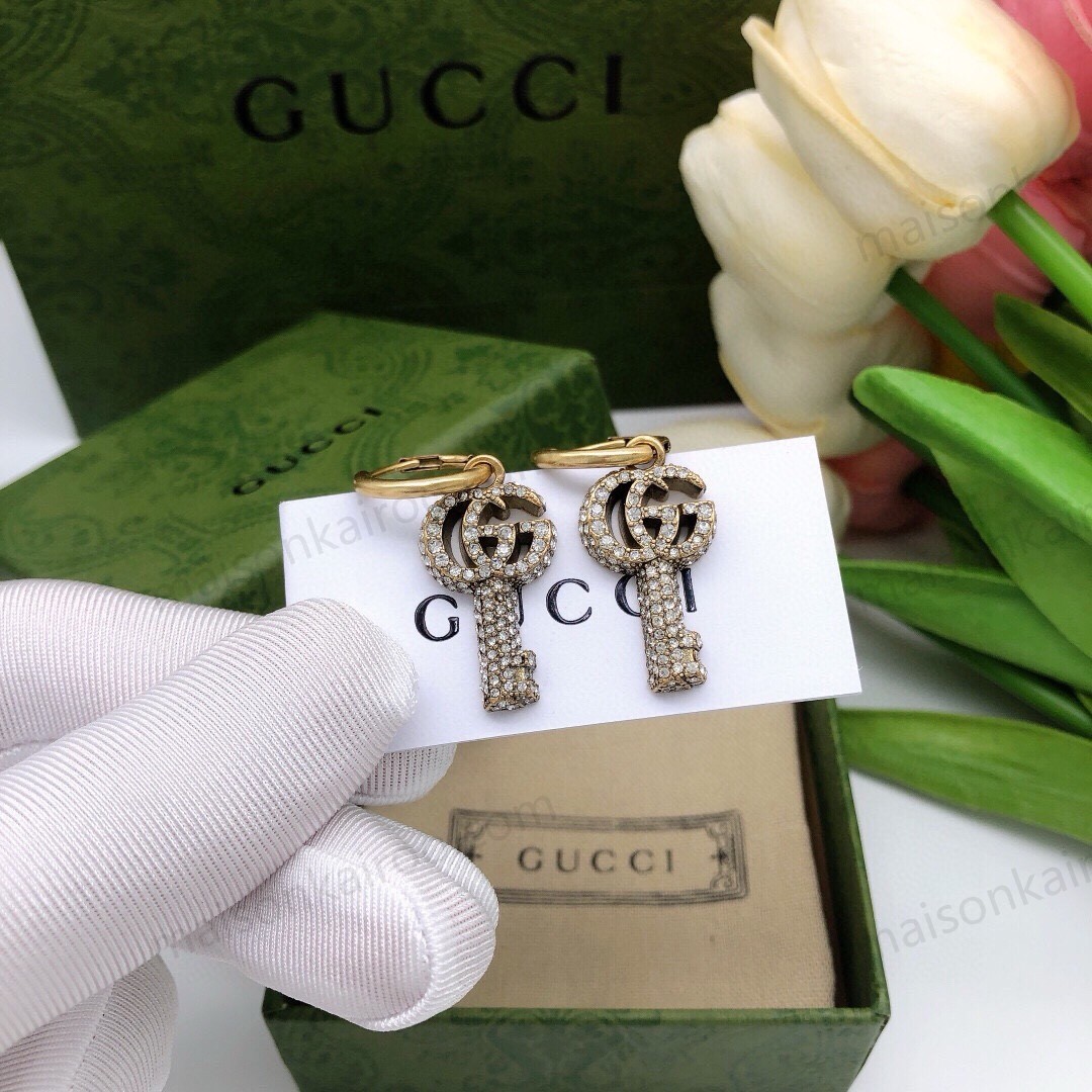 Gucci Double G Key Earrings - KAIROO